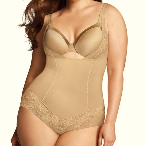 Maidenform Flex to Fit lace firm 1 pc foundation shaper collection. Sz-1X    O4 - Picture 1 of 8